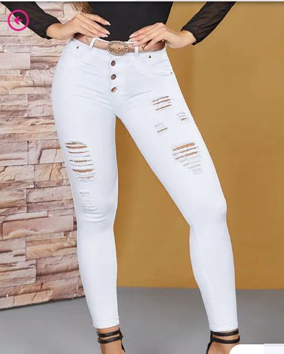 Authentic Colombian Push Up Jeans with Belt